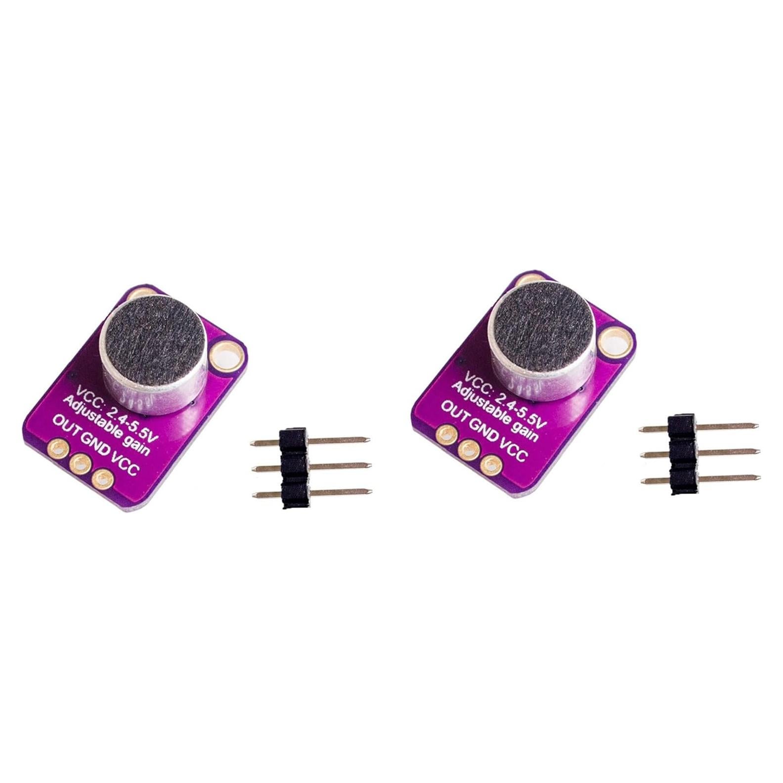 Amplificador de Micrófono Electret NOYITO MAX4466 - Paquete de 2