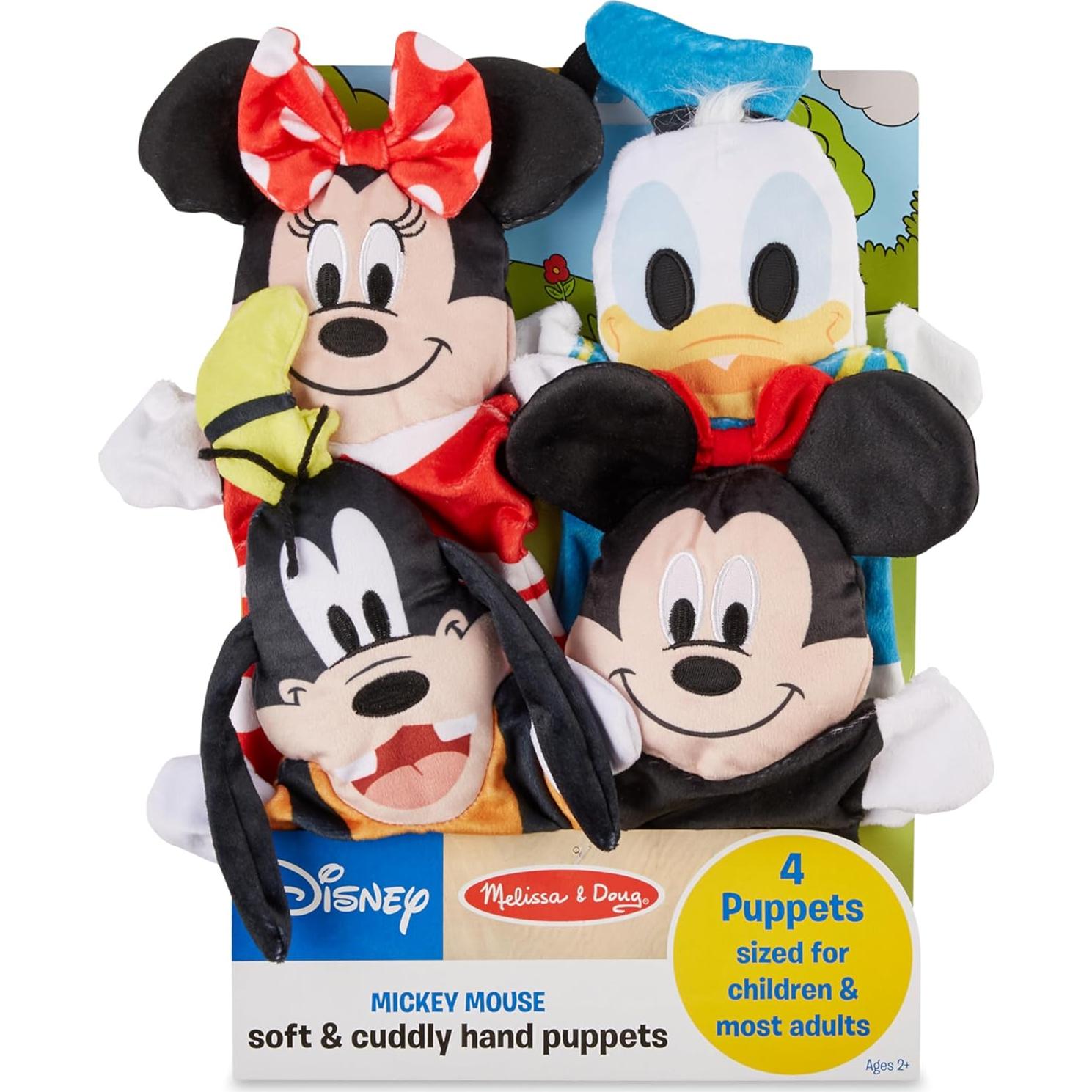 Títeres Suaves Mickey Mouse Melissa & Doug - 4 Piezas
