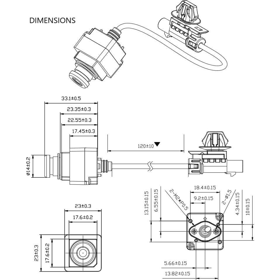 Módulo de Cámara Automotriz TBL ISX031 2MP HDR 120dB