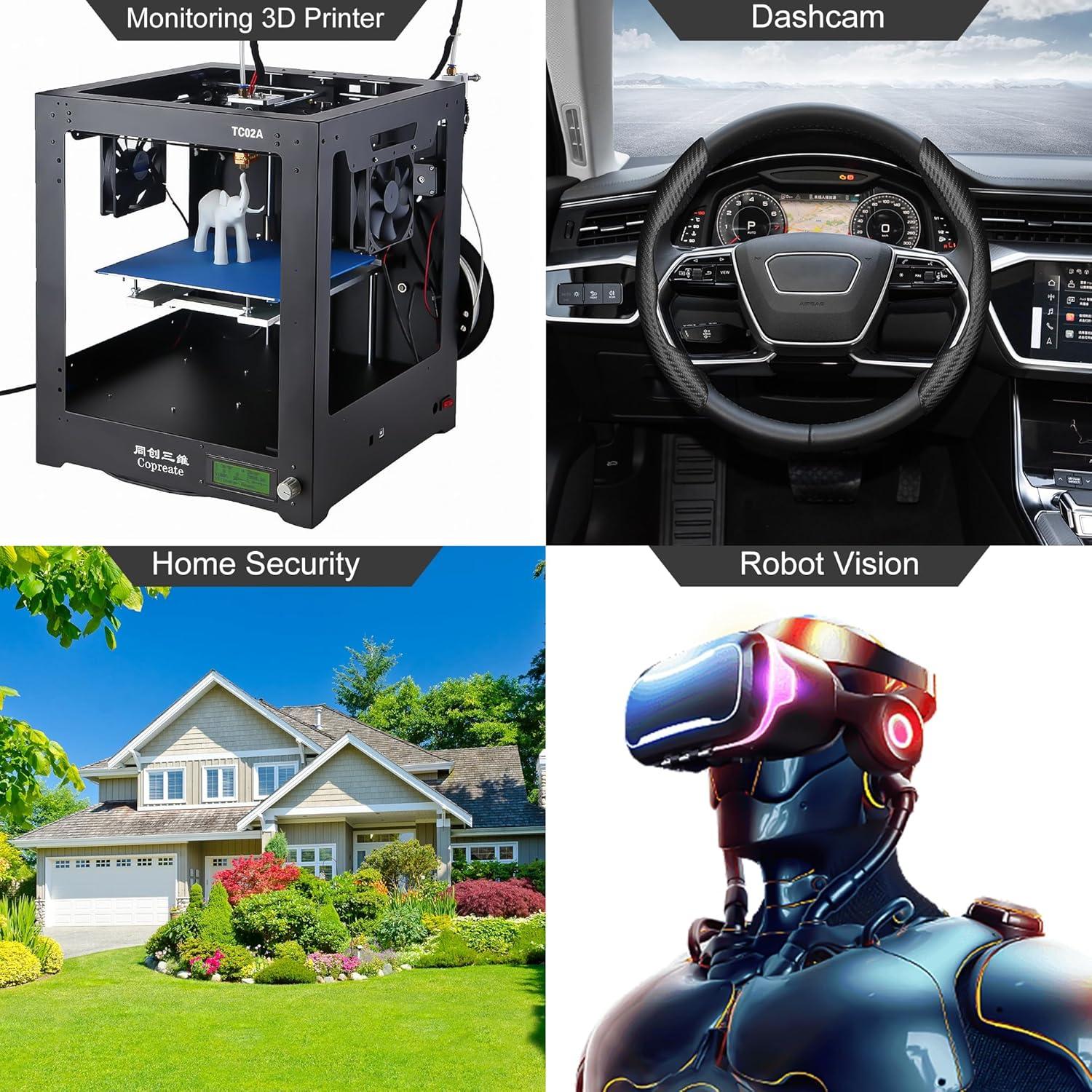 Cámara USB MMLove 1.3MP Full HD 960P Lente Ojo de Pez 170°