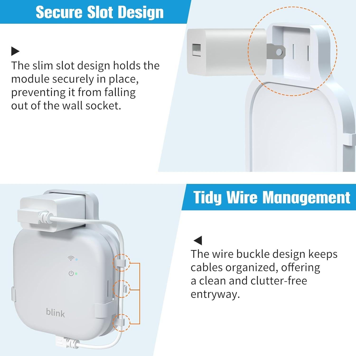 Soporte de pared para módulo de sincronización Blink XR WDZREE