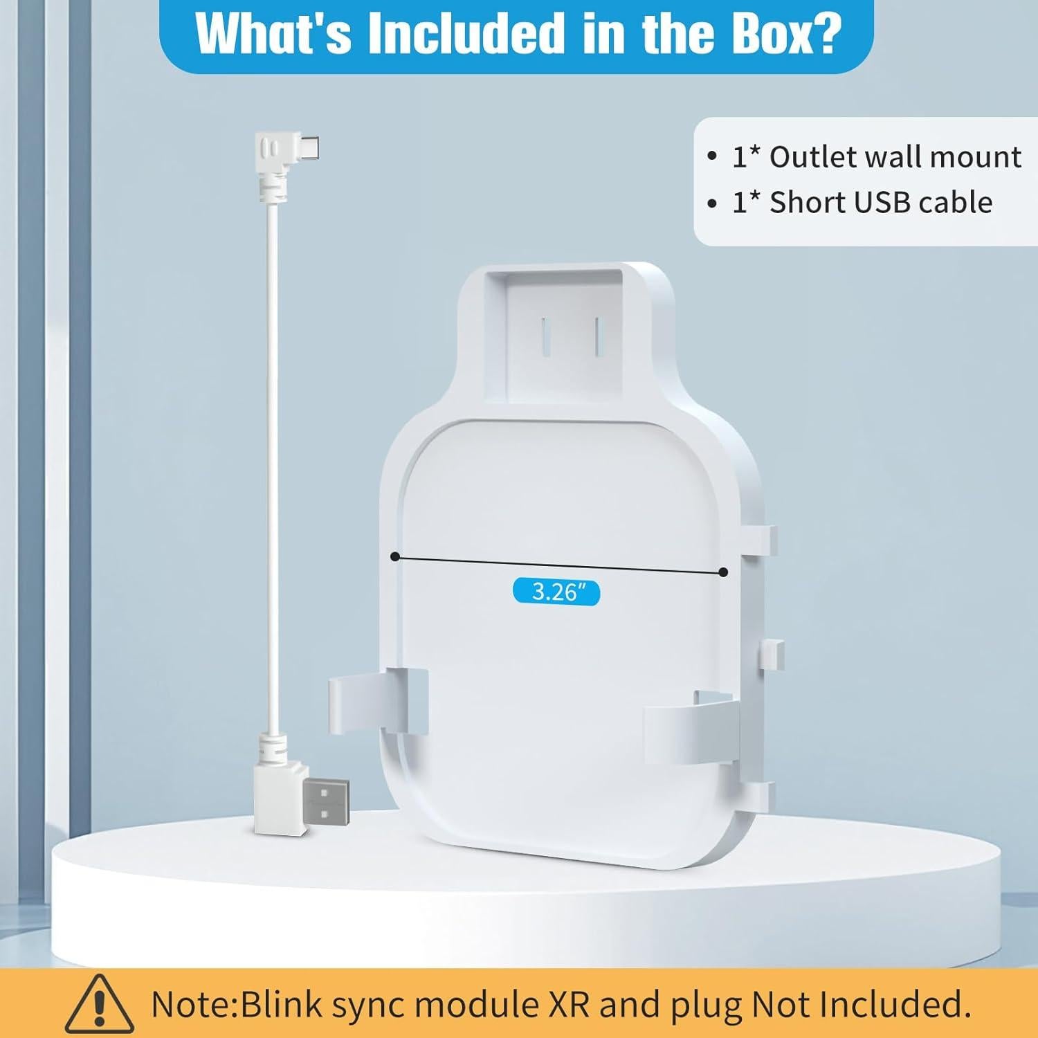 Soporte de pared para módulo de sincronización Blink XR WDZREE