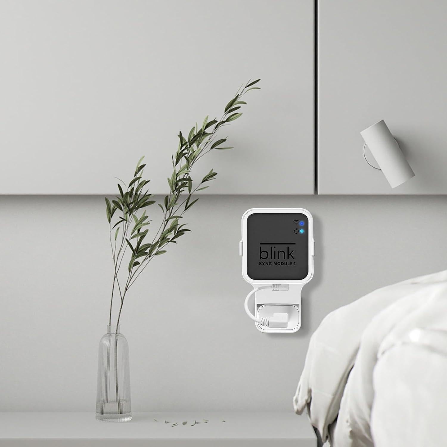 Soporte de Pared para Módulo de Sincronización Blink 2 - Instalación Sin Perforar