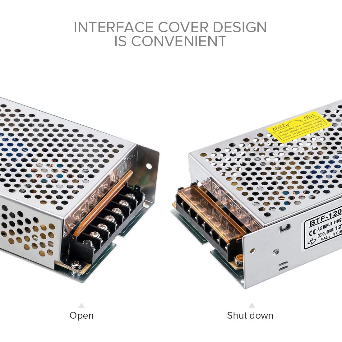 Fuente de Alimentación BTF-LIGHTING 12V 10A 120W para LED
