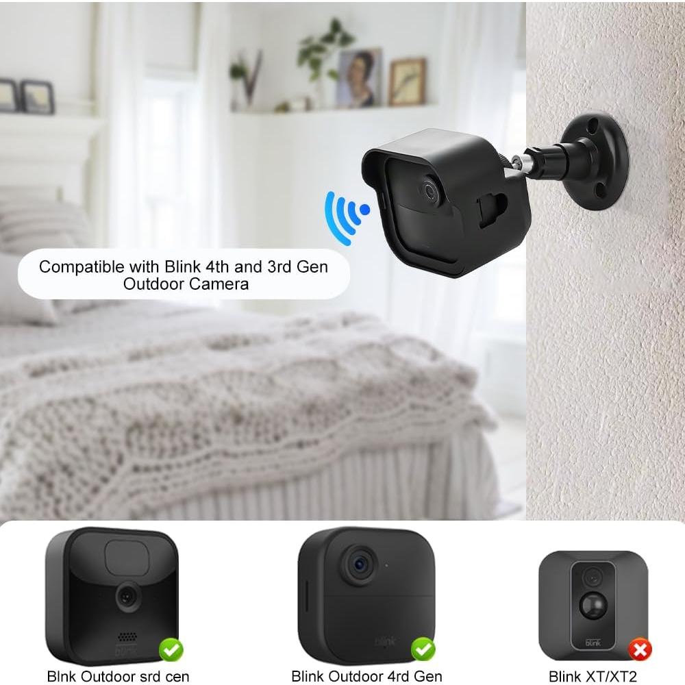Soporte de Pared KJRIVER para Cámara Blink Outdoor 3/4 Gen Ajustable