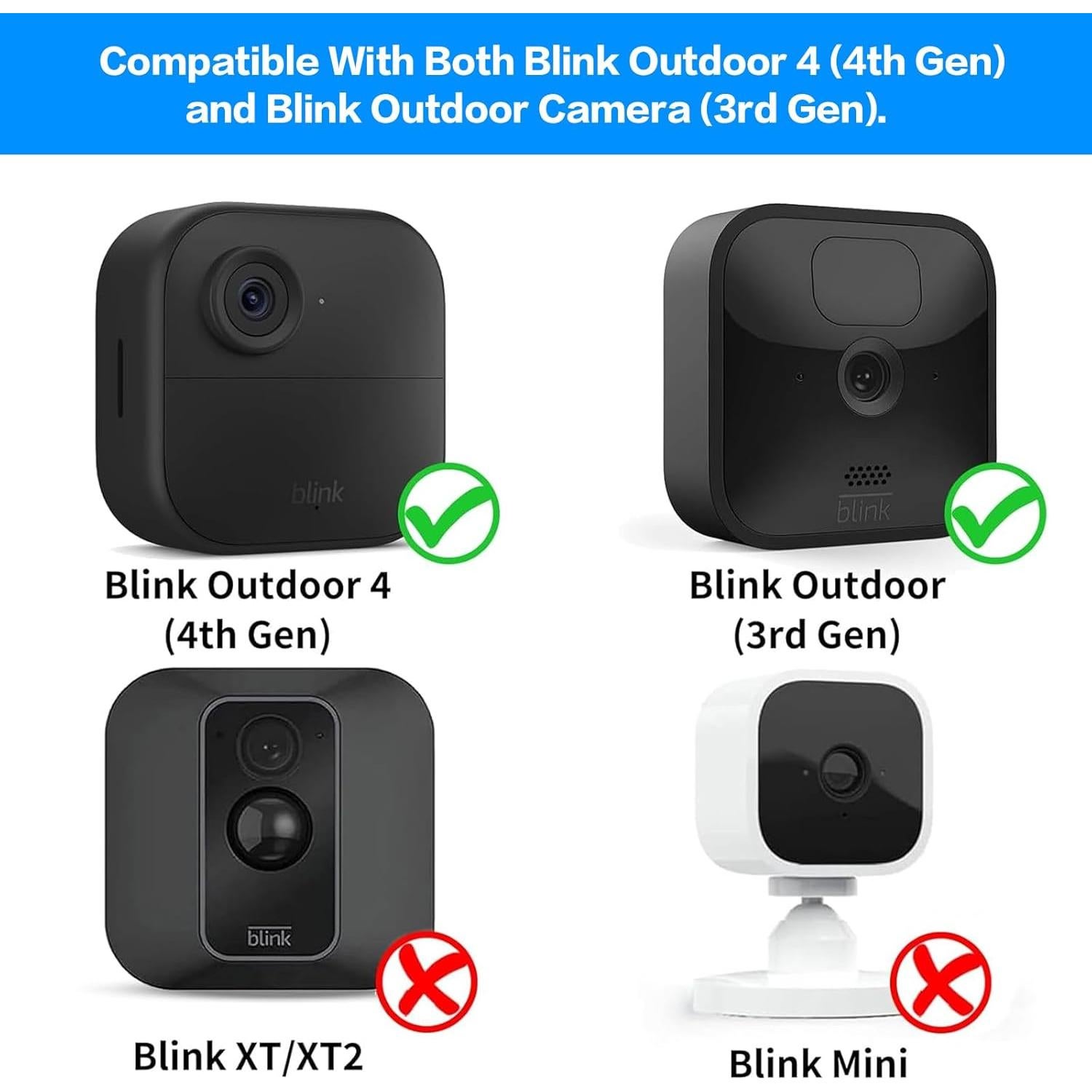 Soporte de pared para cámara Blink 4ta generación - Paquete de 5