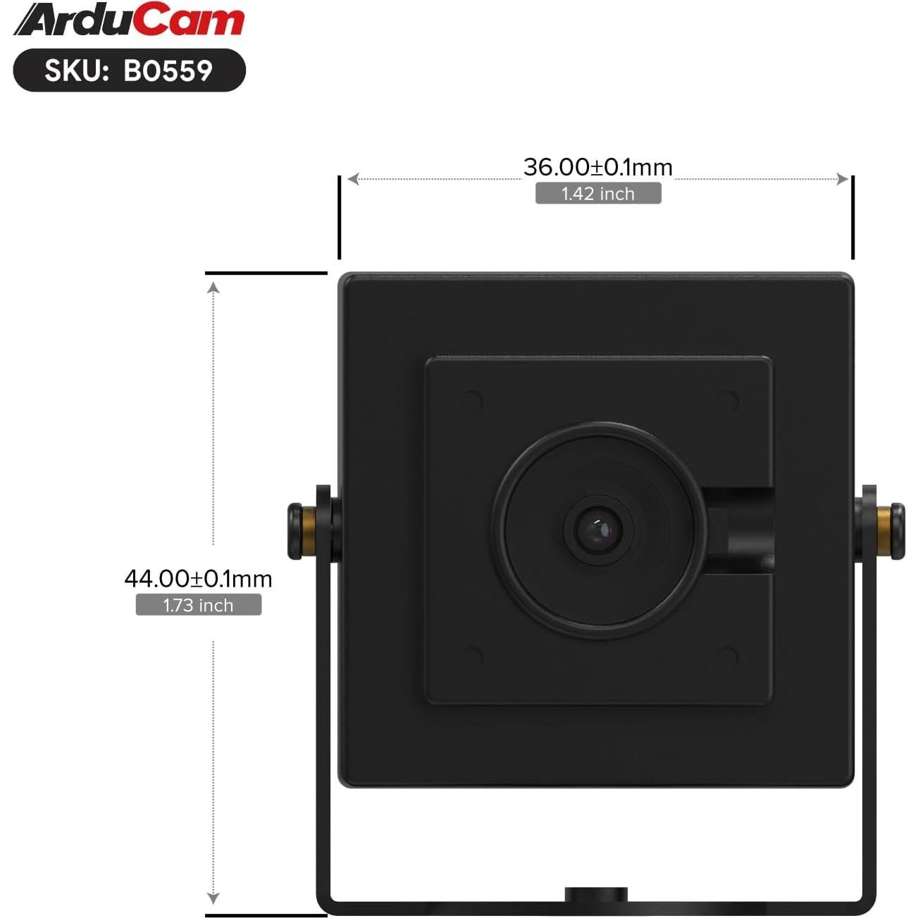 Cámara USB Arducam 1080P Autofocus 360fps para Windows/Linux