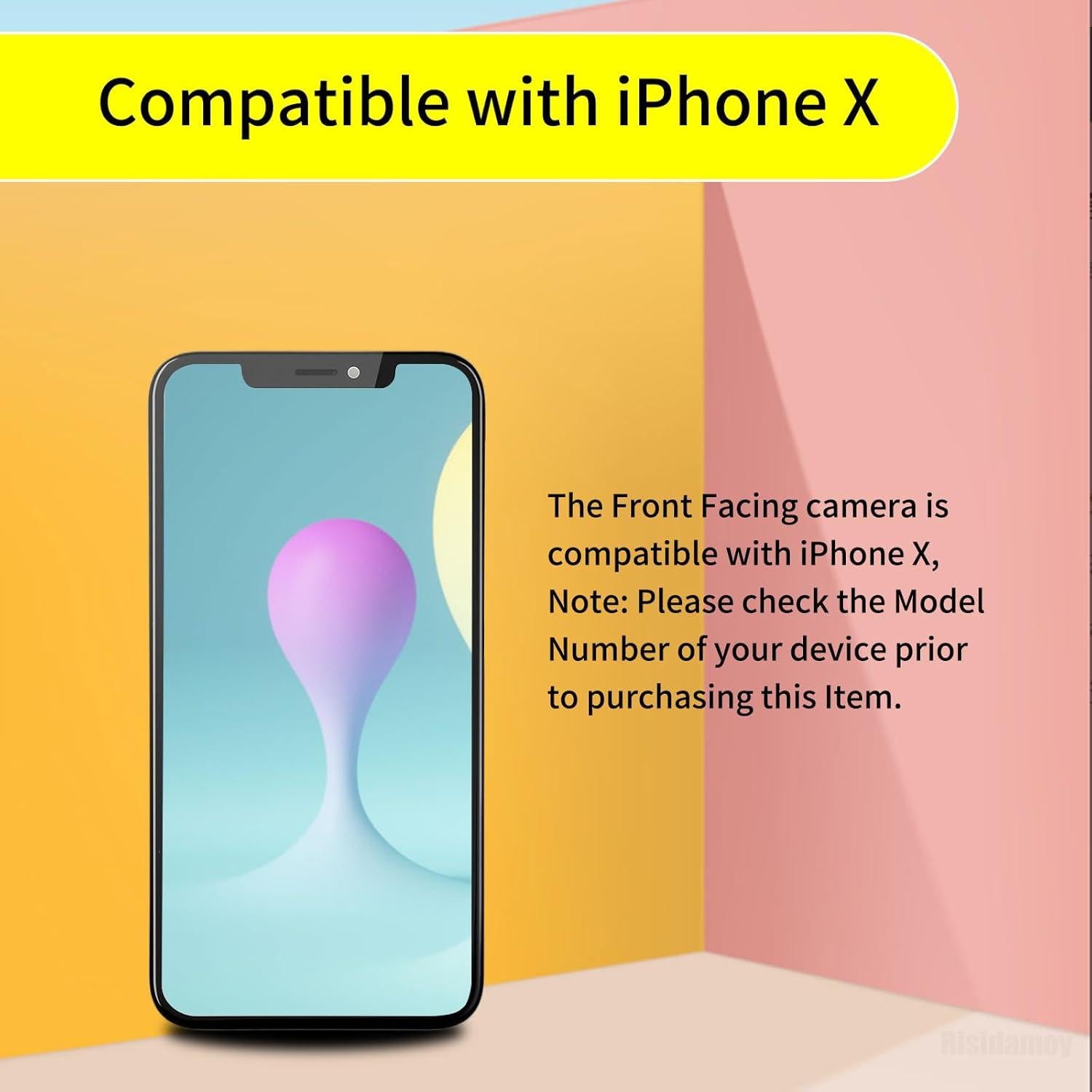 Reemplazo Cámara Frontal iPhone X 7MP Risidamoy