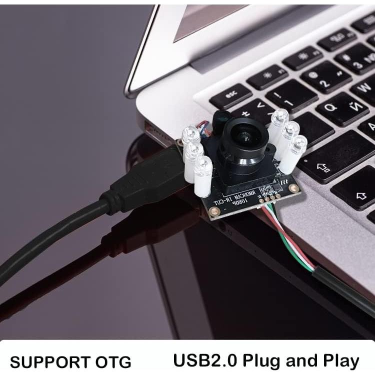 Cámara USB IR-Cut 2MP BUBCOS Full HD 1080p Visión Nocturna