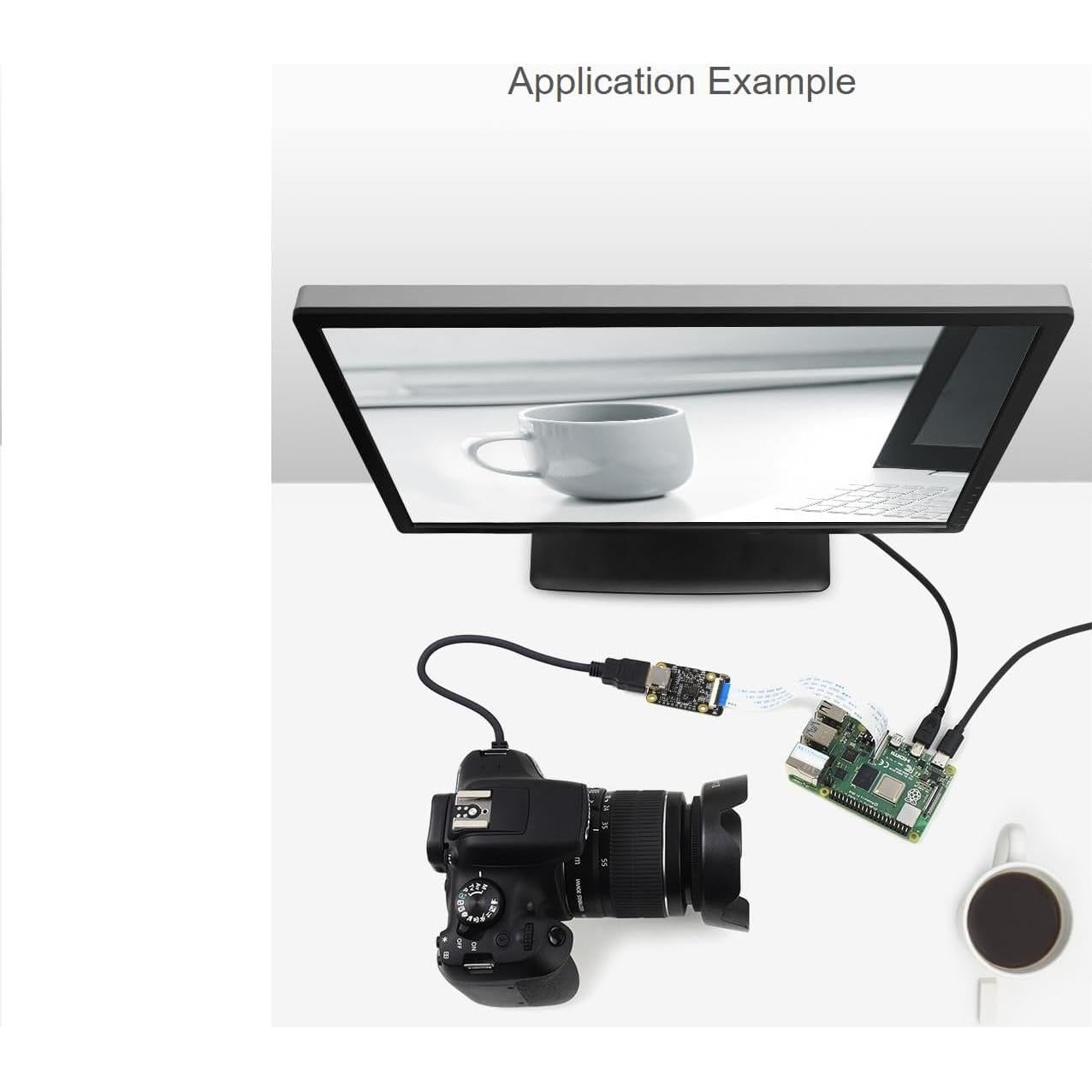 Adaptador HDMI a CSI Waveshare para Raspberry Pi 4B/3B+/3B