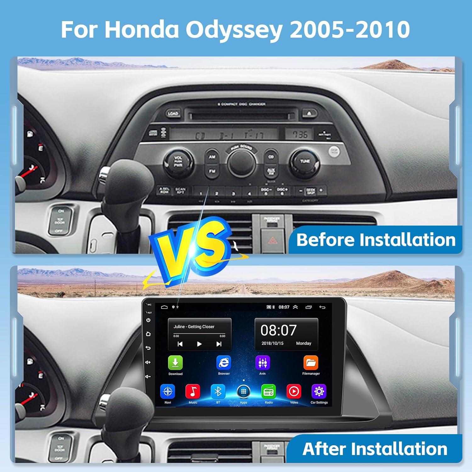 Estéreo Android Hikity 2+64GB para Honda Odyssey 2005-2010