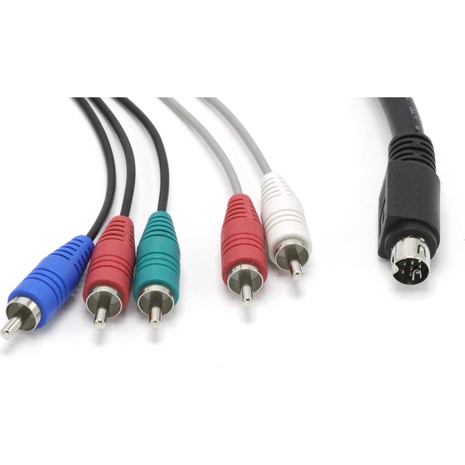 Cable de Audio y Video Componente 10 Pines THE CIMPLE CO 1.83m