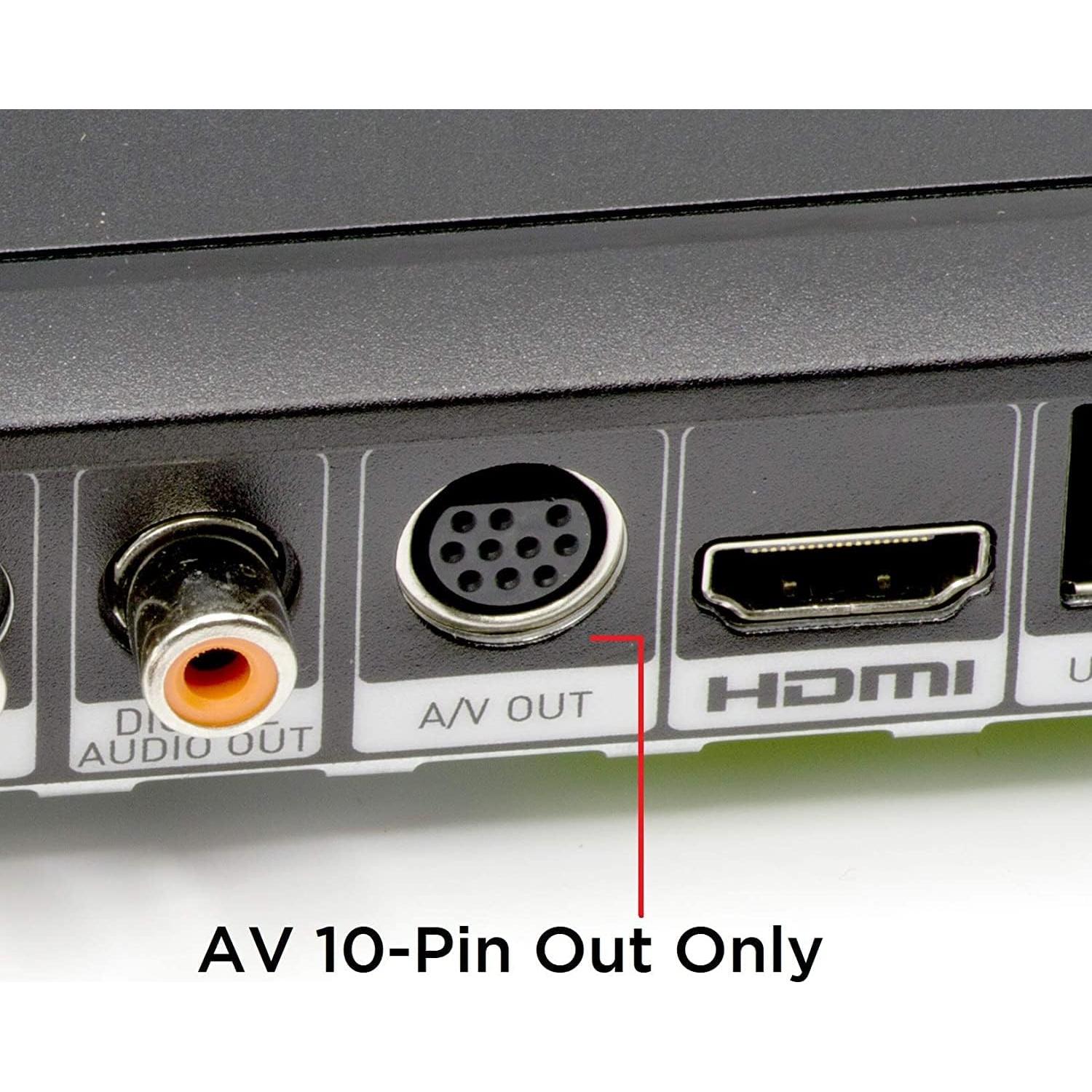 Cable de Audio y Video Componente 10 Pines THE CIMPLE CO 1.83m