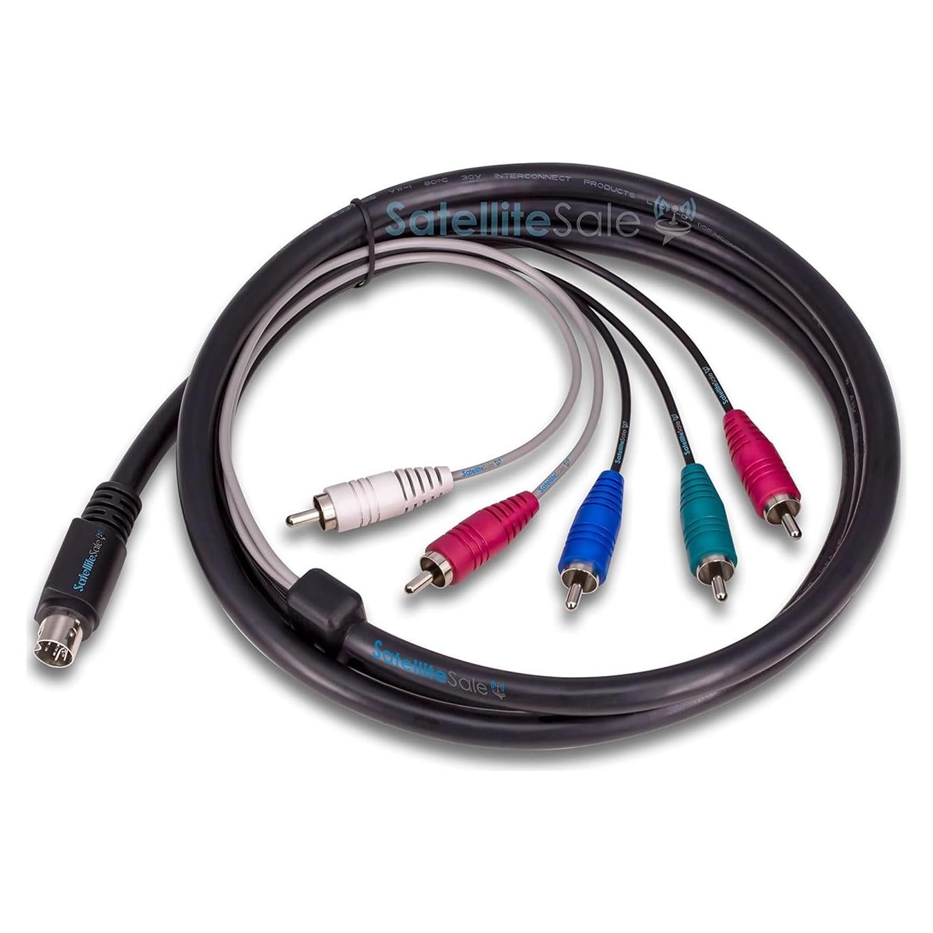 Cable de Audio y Video 10 Pines SatelliteSale 1.83m PVC