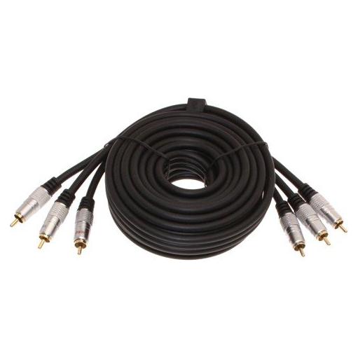Component Video Cable (3 RCA to 3 RCA Component Video Cable, 6ft)