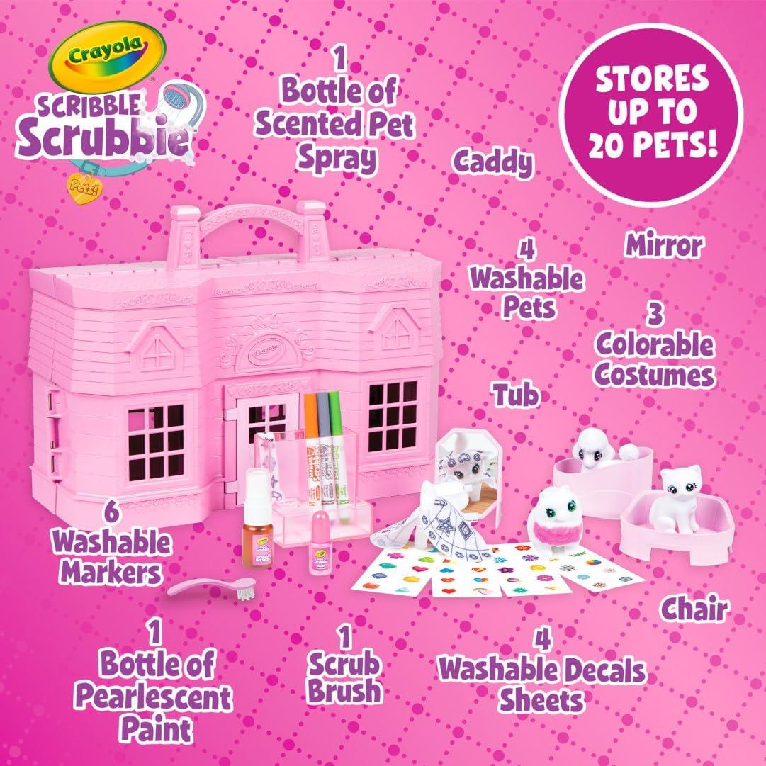 Crayola Scribble Scrubbie Super Salón, Juguete Lavable