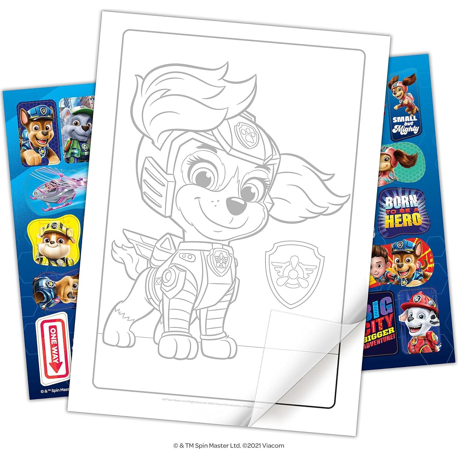 Libro para Colorear PAW Patrol Bendon 48 Páginas y Stickers