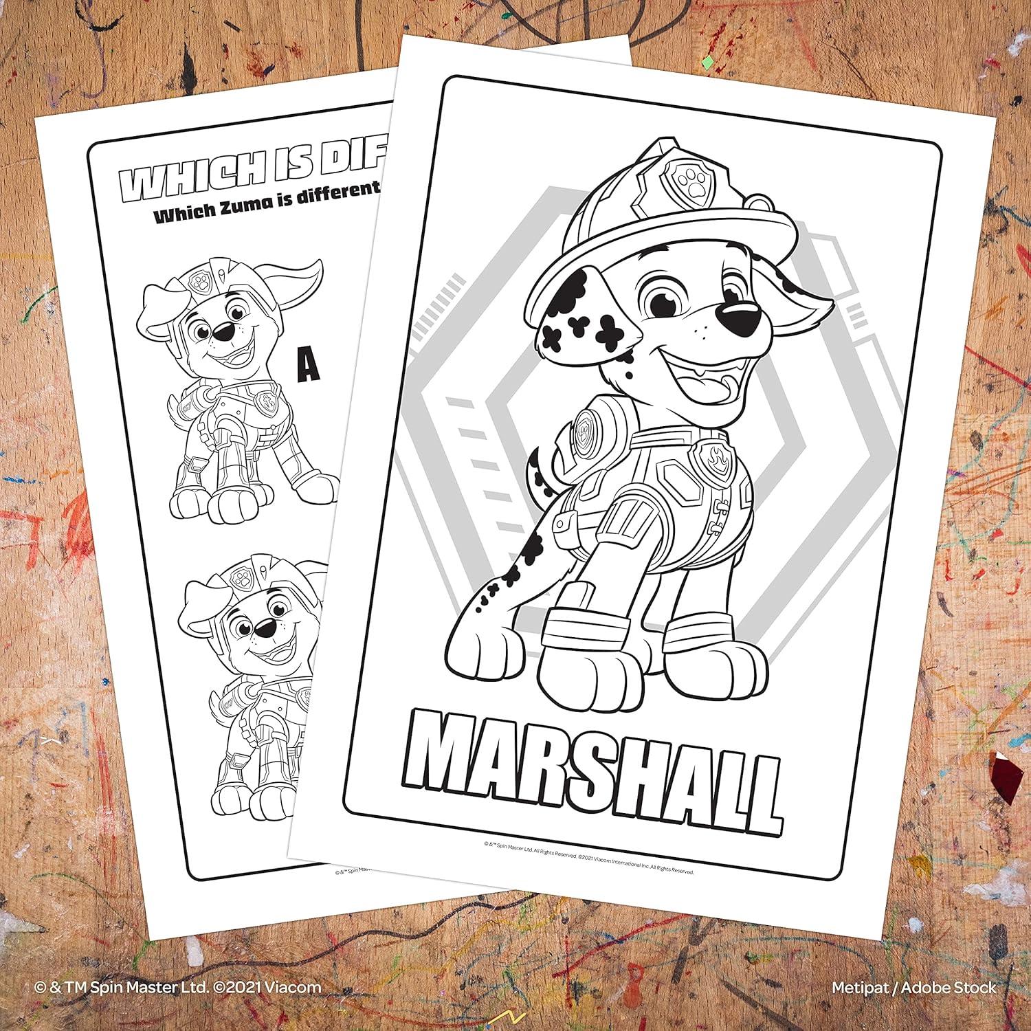 Libro para Colorear PAW Patrol Bendon 48 Páginas y Stickers