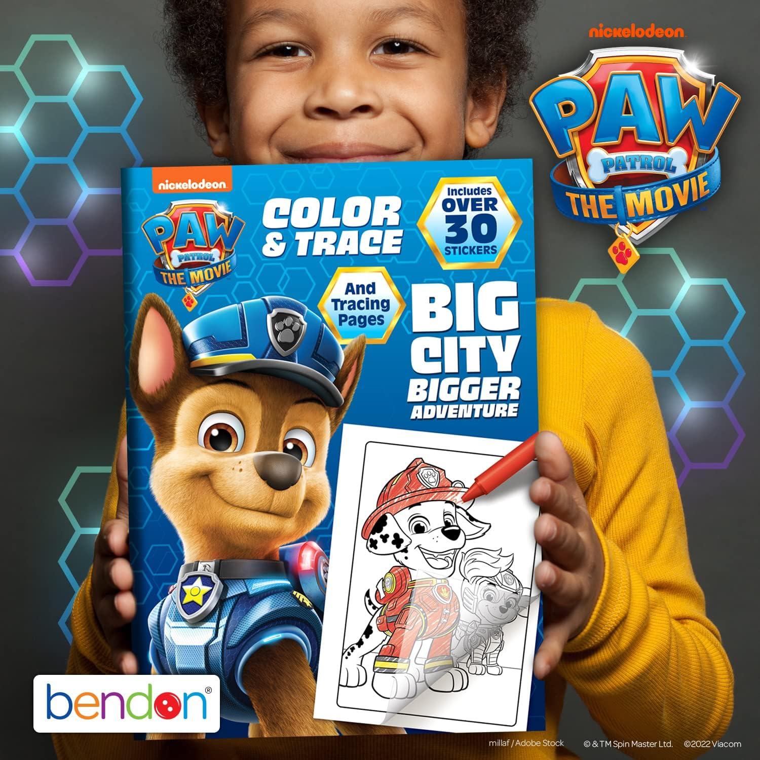Libro para Colorear PAW Patrol Bendon 48 Páginas y Stickers