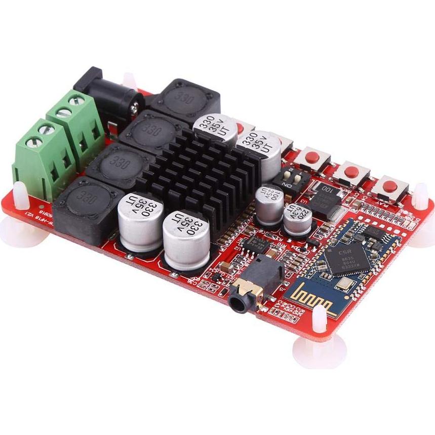 Módulo Amplificador Digital Walfront TDA7492 2x50W Bluetooth 4.0