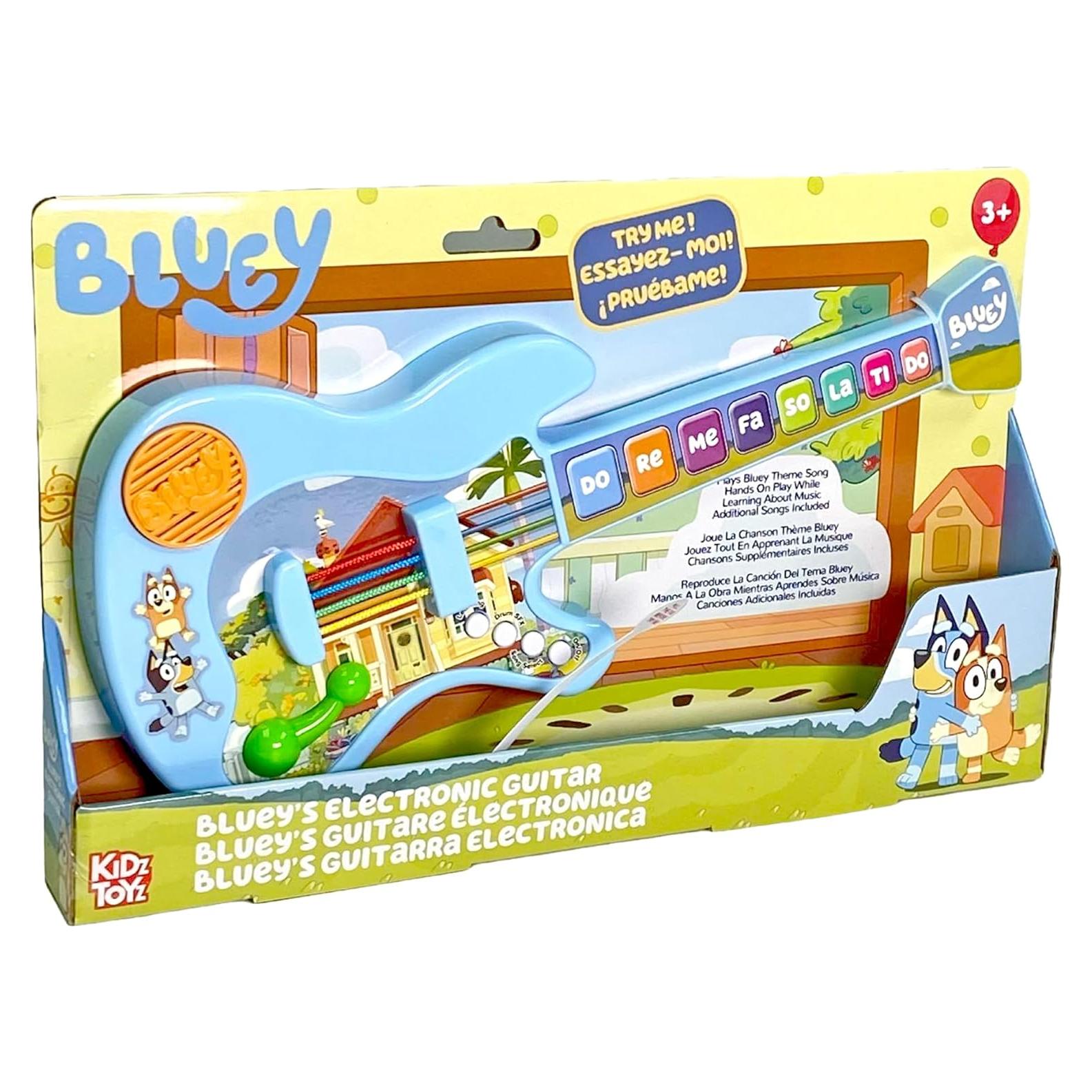 Guitarra Electrónica Kidz Toyz Bluey - Aprendizaje Musical