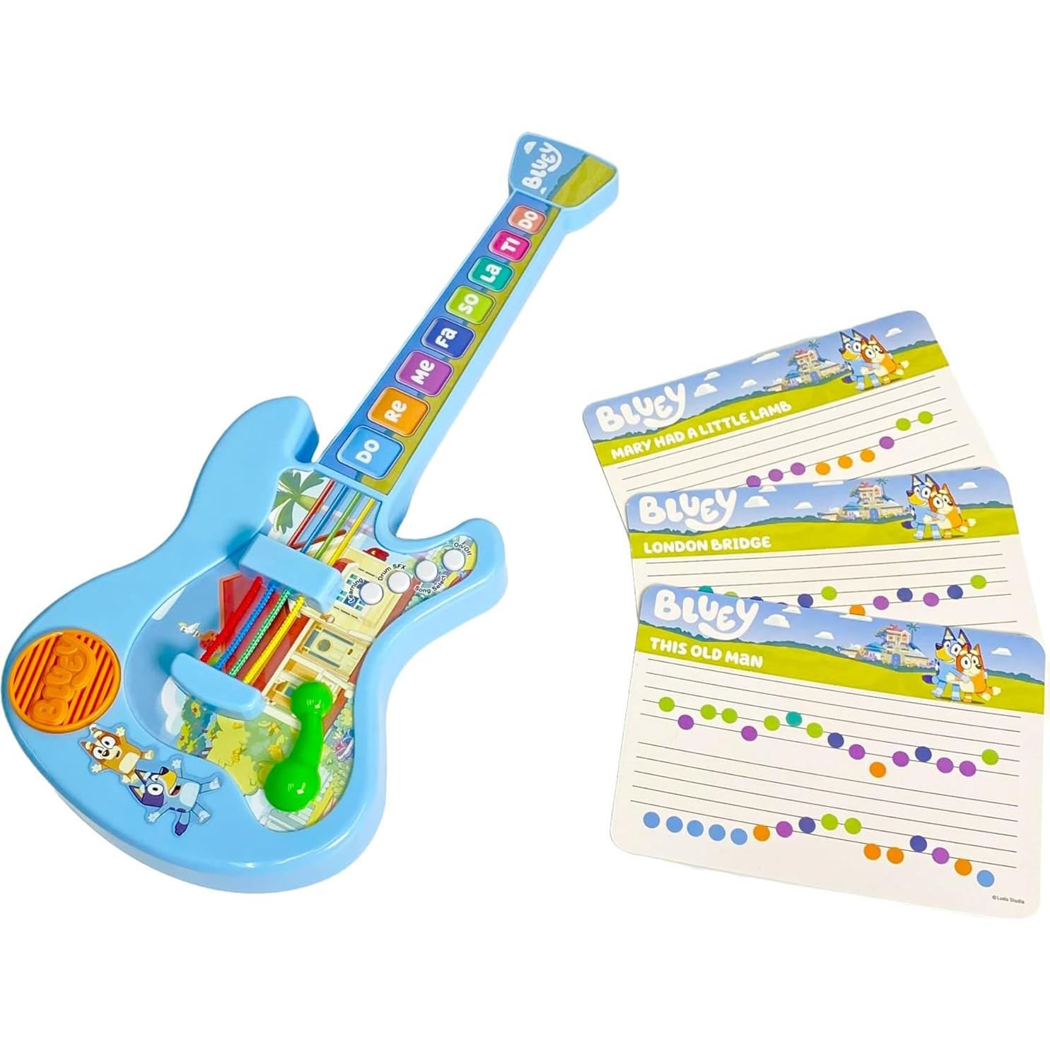 Guitarra Electrónica Kidz Toyz Bluey - Aprendizaje Musical