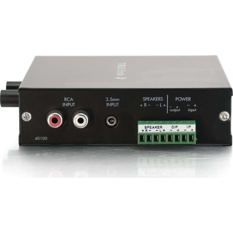 Amplificador de Audio C2G 40W Compacto con Control Externo