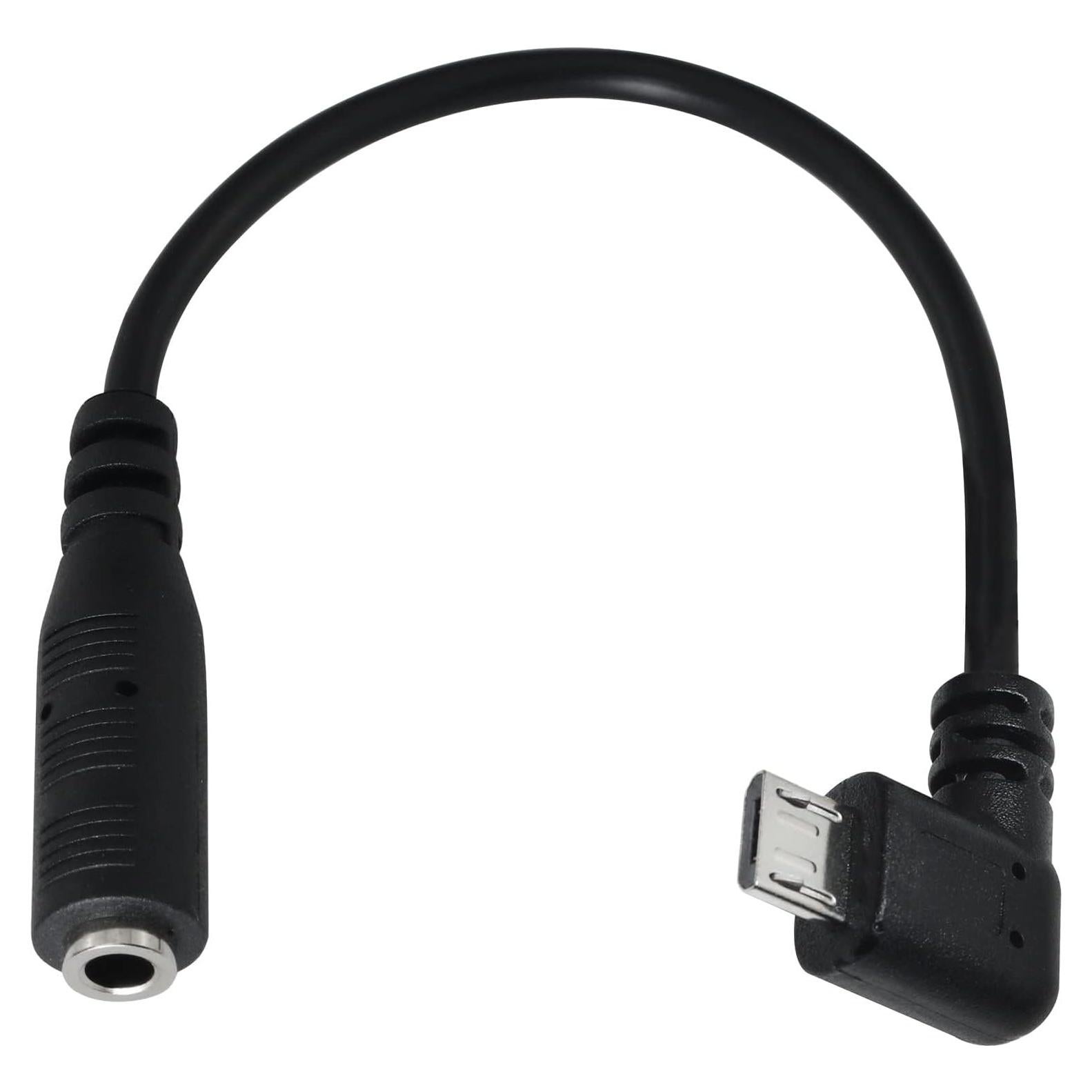 Adaptador de Audio Micro USB a 3.5mm LUORNG 15cm