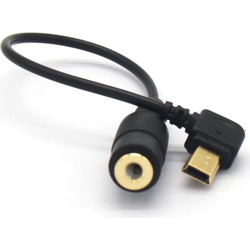 Cable Adaptador de Micrófono GuangMaoBo Mini USB a 3.5mm para GoPro HERO3/3+/4