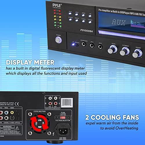 Amplificador de Potencia Pyle PD1000BA 1000W 4 Canales Bluetooth