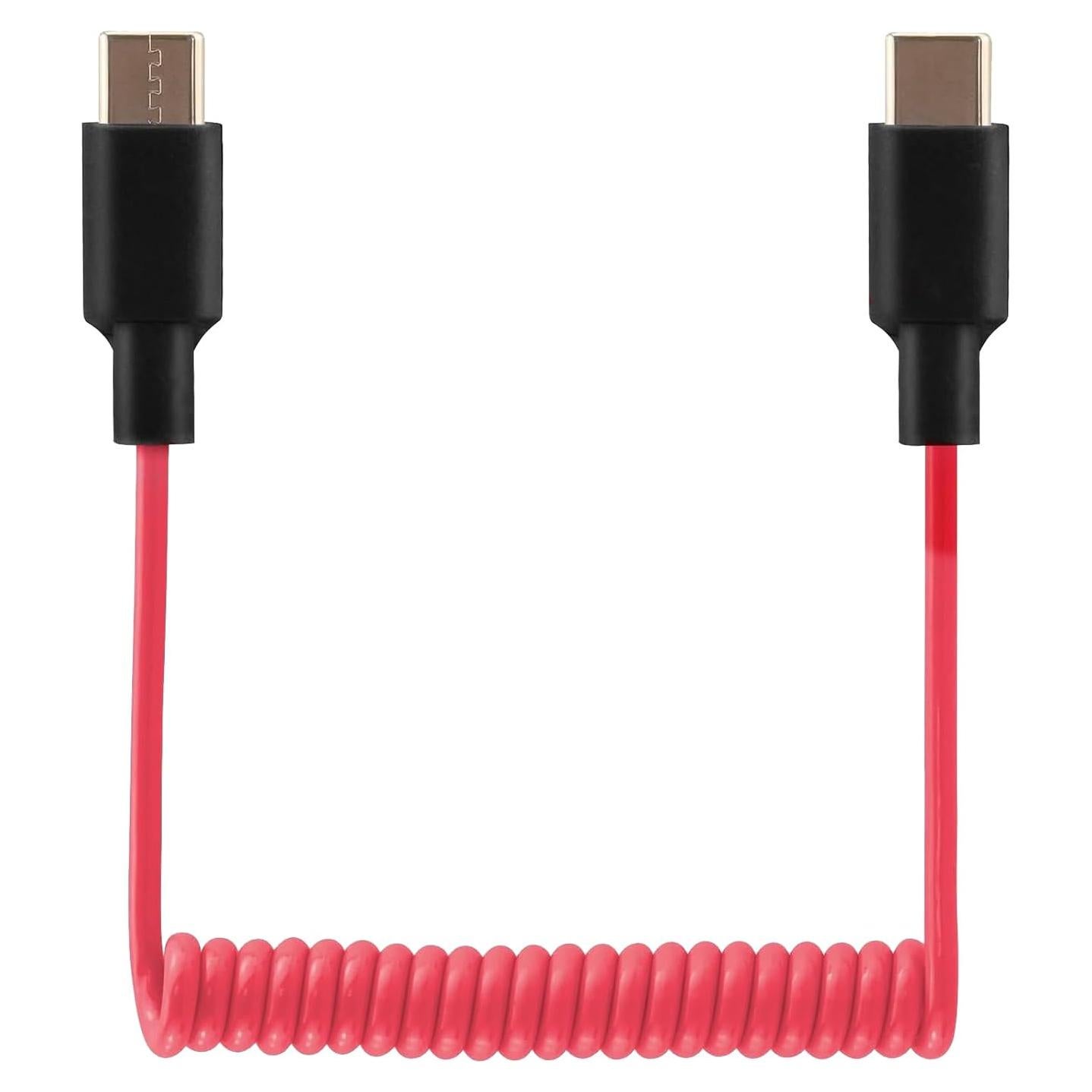 Cable de Micrófono USB C a USB C Chooseyo 50cm para DJI/Rode/Hollyland