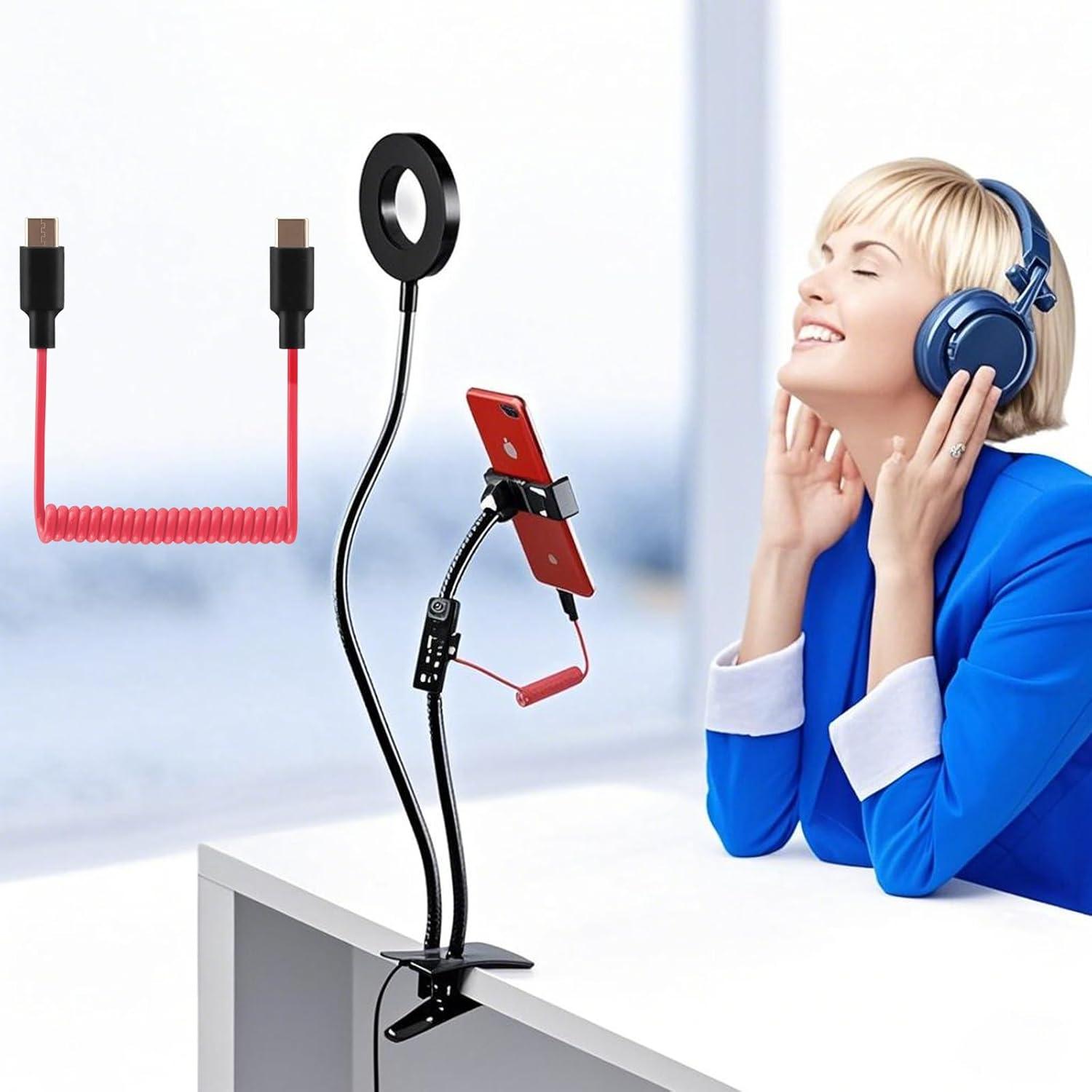 Cable de Micrófono USB C a USB C Chooseyo 50cm para DJI/Rode/Hollyland