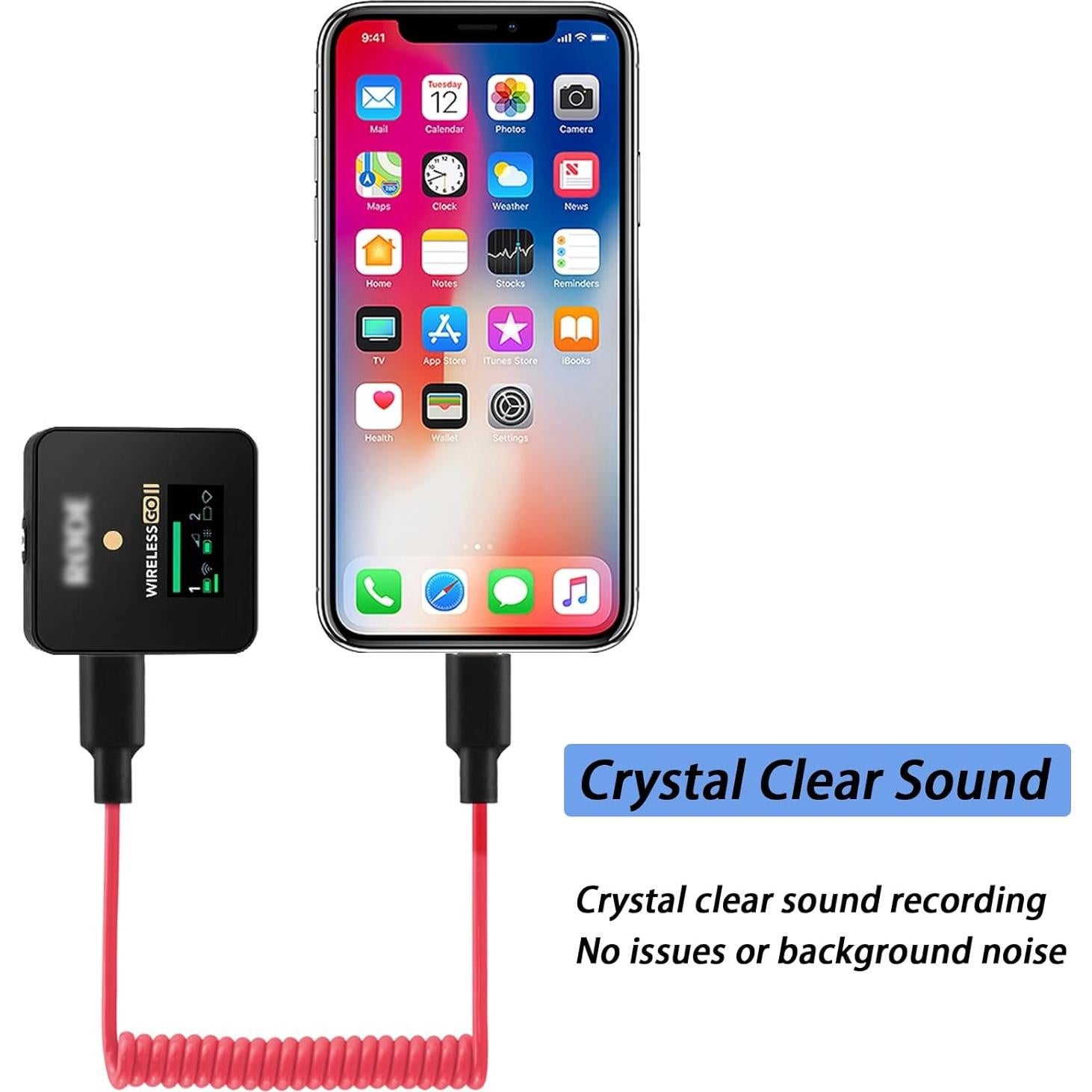 Cable de Micrófono USB C a USB C Chooseyo 50cm para DJI/Rode/Hollyland