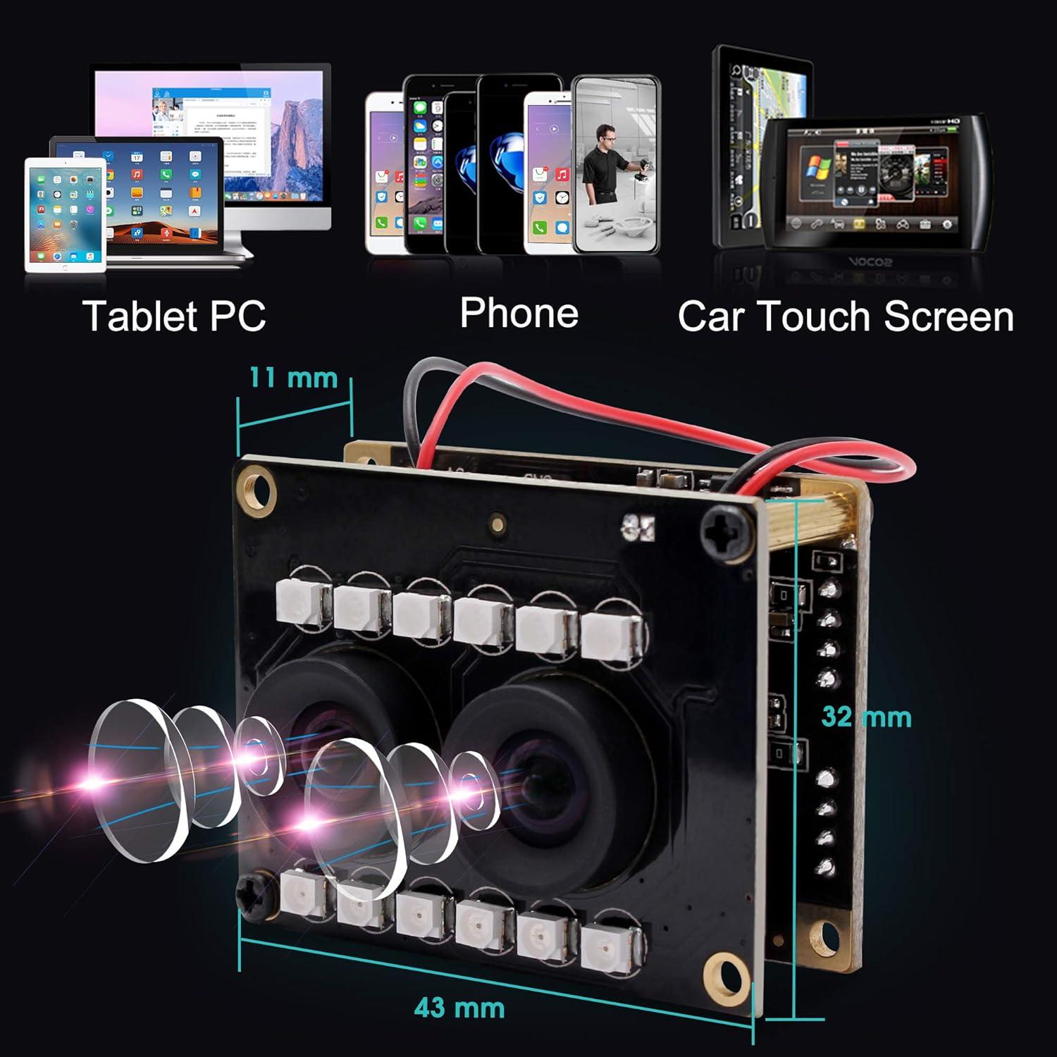Cámara USB Estéreo 3D Hotpet 1080P Doble Lente IR 2MP