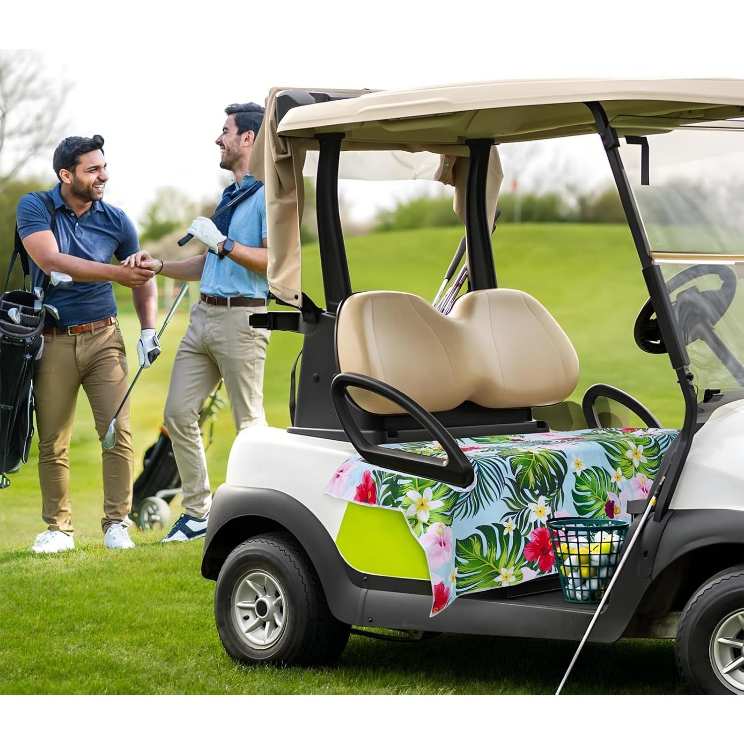 Fundas de Asiento para Carritos de Golf Warmiehomy Floral