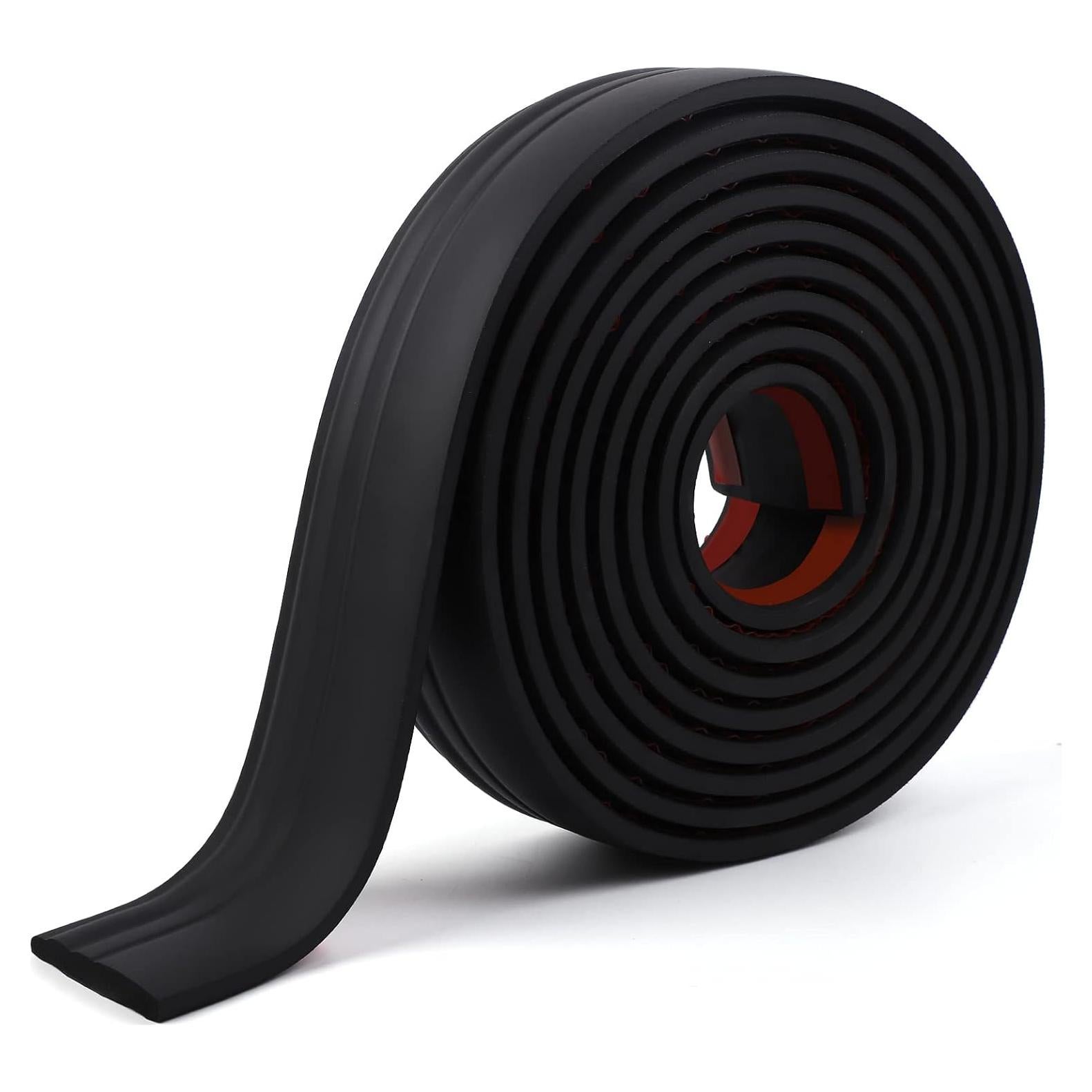 Moldura de Base Autoadhesiva Yefanxi 5.0M Negra 8.0CM