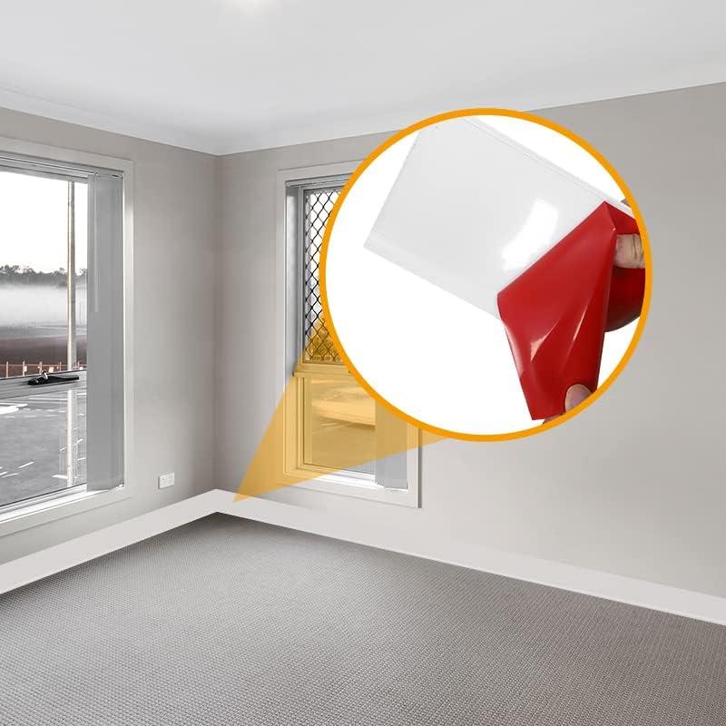 Moldura de Zócalo Flexible NeatiEase 10 cm x 12 m Autoadhesiva Blanco