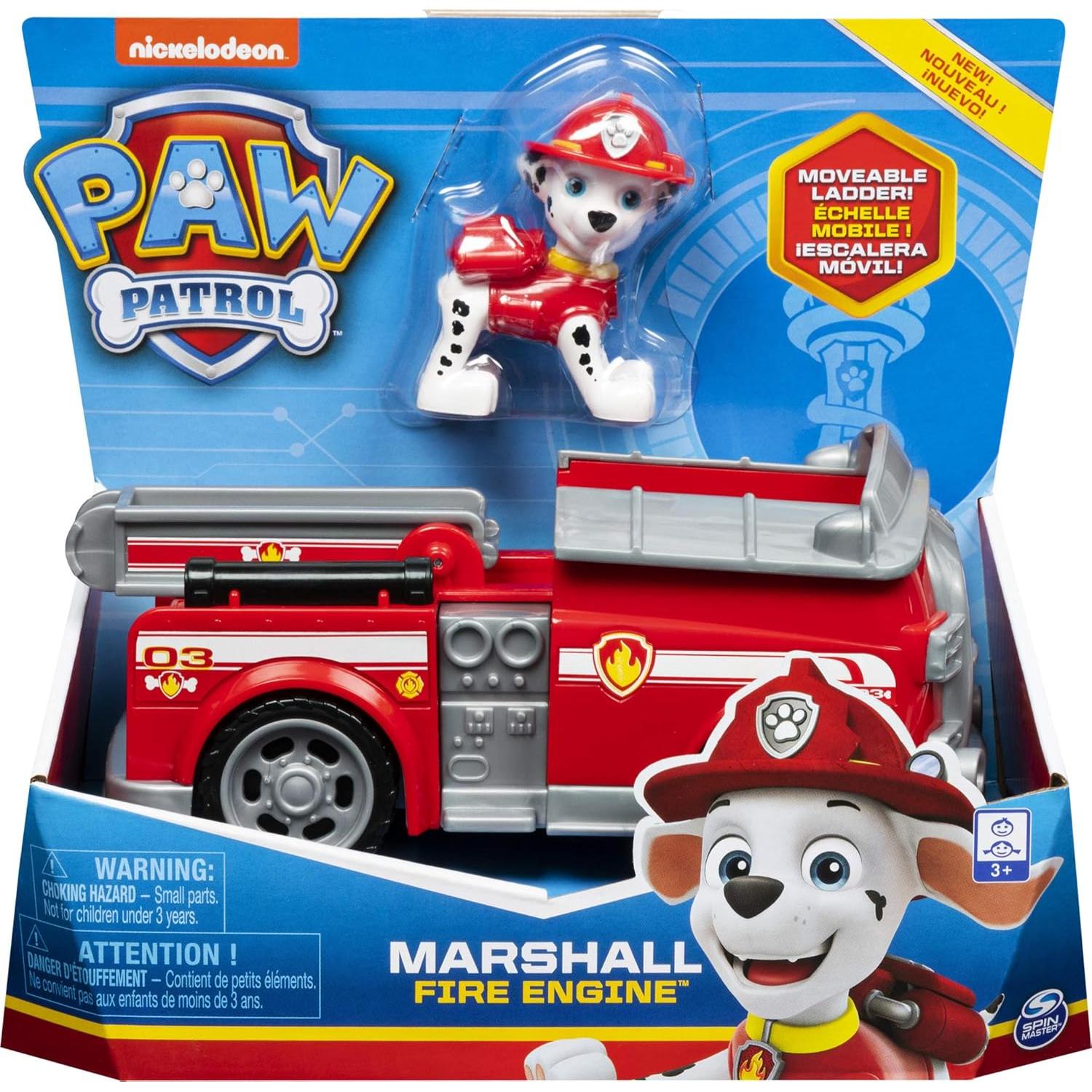 Vehículo de Bomberos Marshall Paw Patrol 20x9.5x19cm