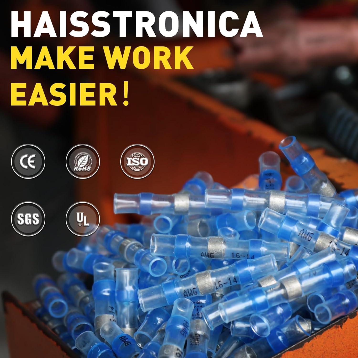 Kit de Conectores de Cable Haisstronica 1000PCS AWG 26-10