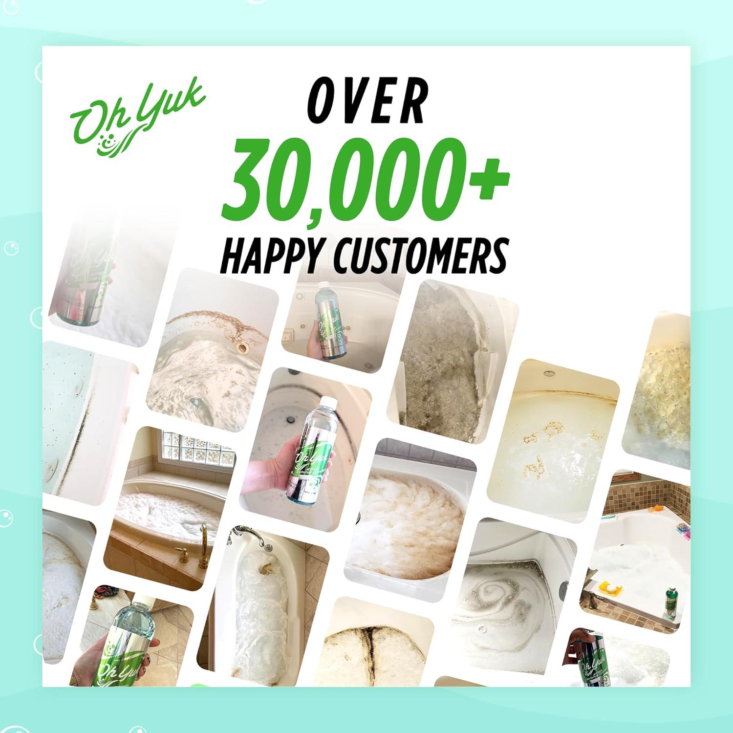 Limpiador de Bañeras con Jets Oh Yuk 16 Oz - 4 Limpiezas