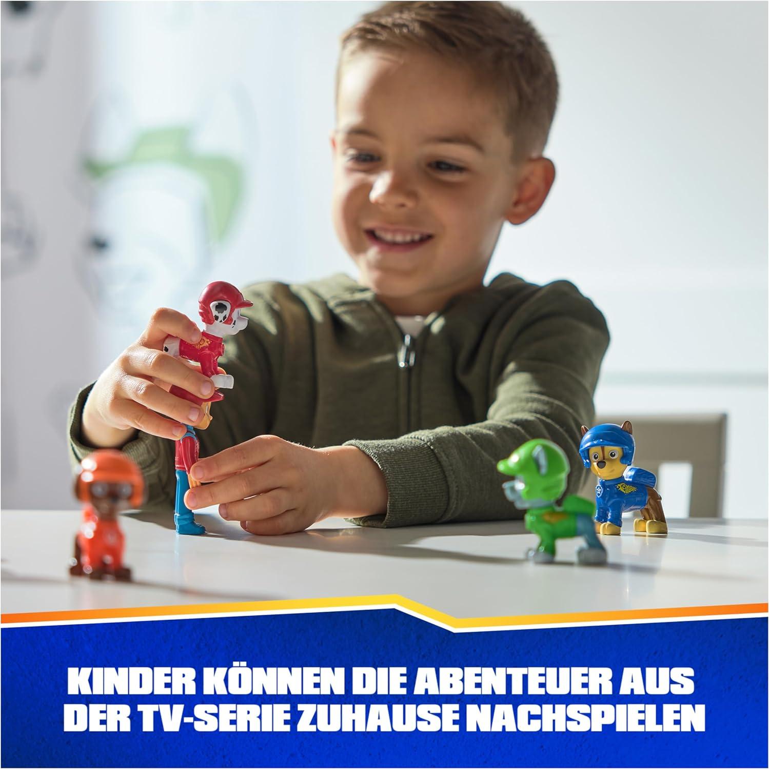 Set de Figuras Coleccionables Paw Patrol Ruedas de Rescate 7 Piezas