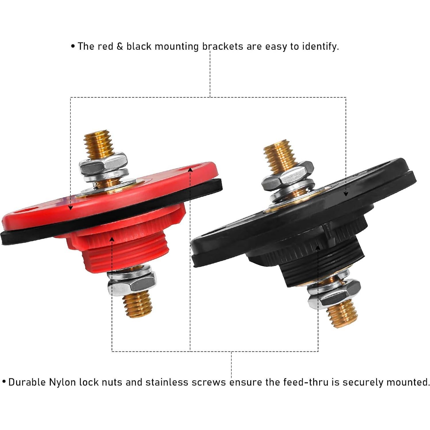 Conectores de terminal de batería Recoil BTTP-38 9.53 mm