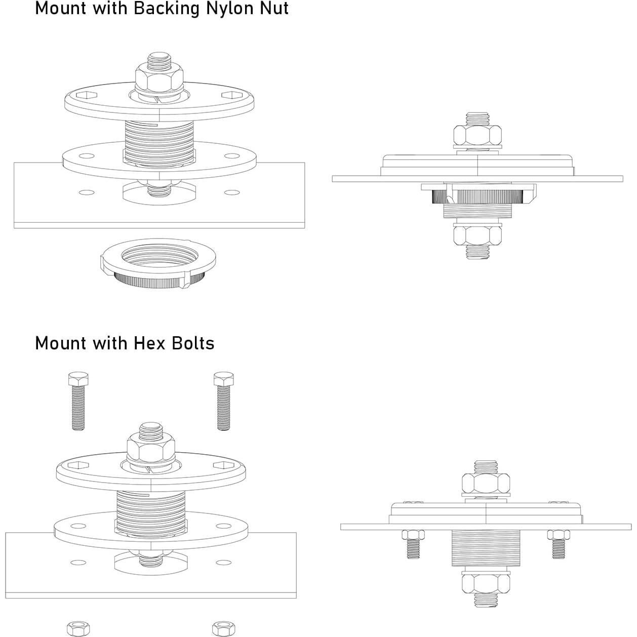 Conectores de terminal de batería Recoil BTTP-38 9.53 mm