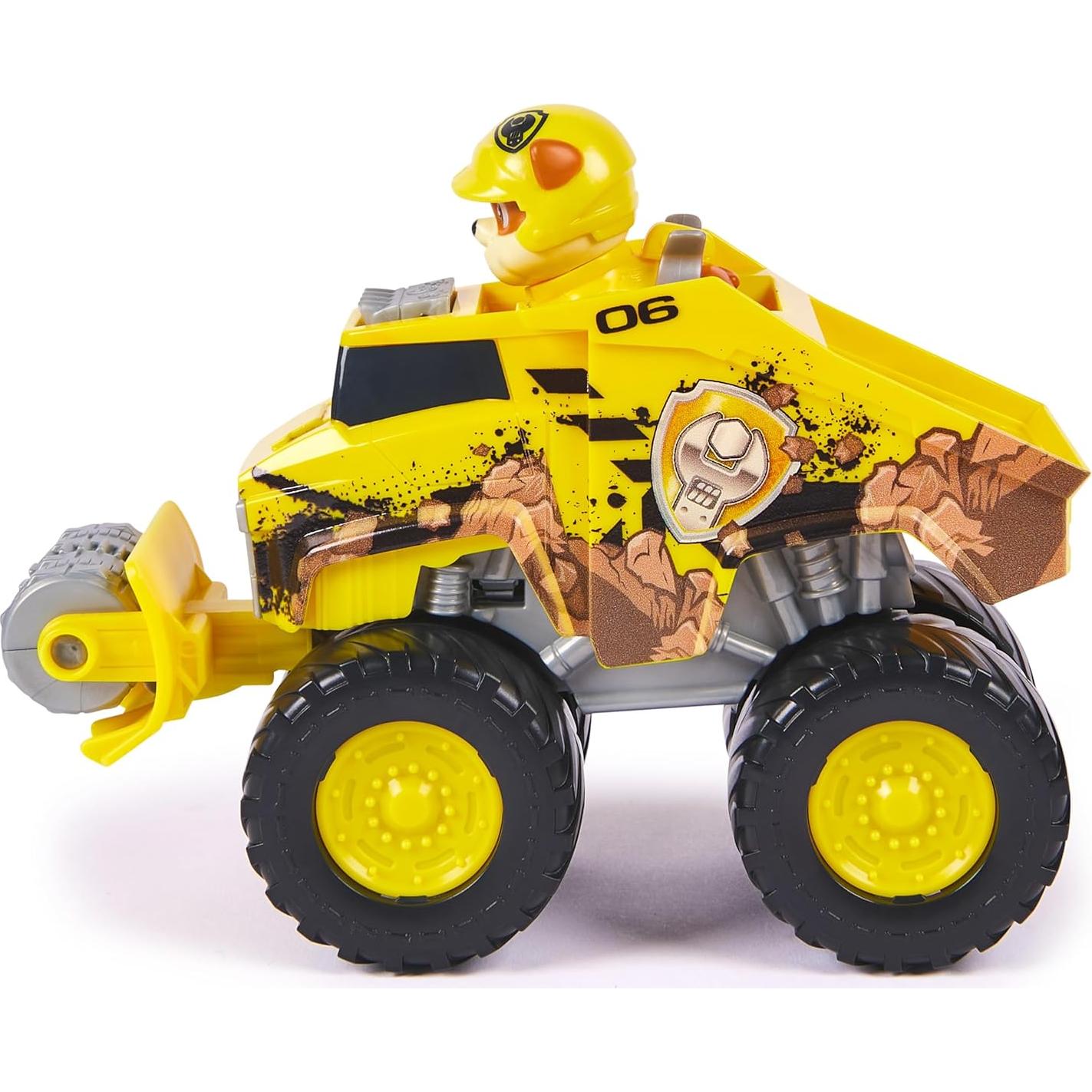 Paw Patrol - Bulldozer Todo Terreno Ruben - Juguete Infantil 3 Años
