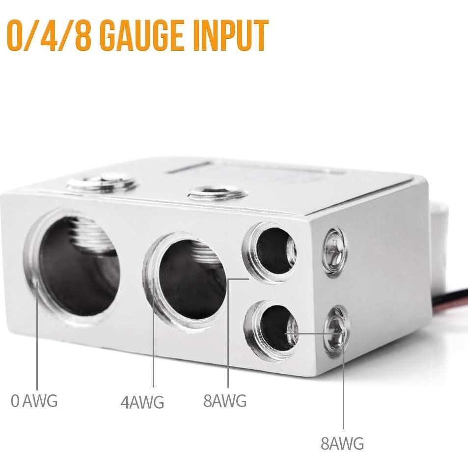 Conectores de terminal de batería MNJ Motor con voltímetro 12-24V