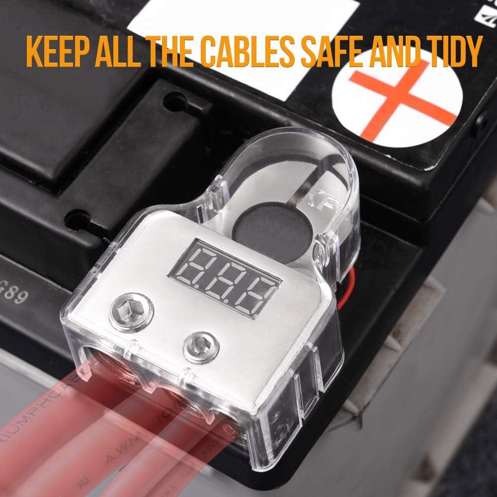 Conectores de terminal de batería MNJ Motor con voltímetro 12-24V