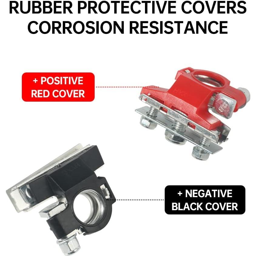 Conectores de Terminales de Batería SUJADE DCDZLJQ001 - 2 Piezas 12V