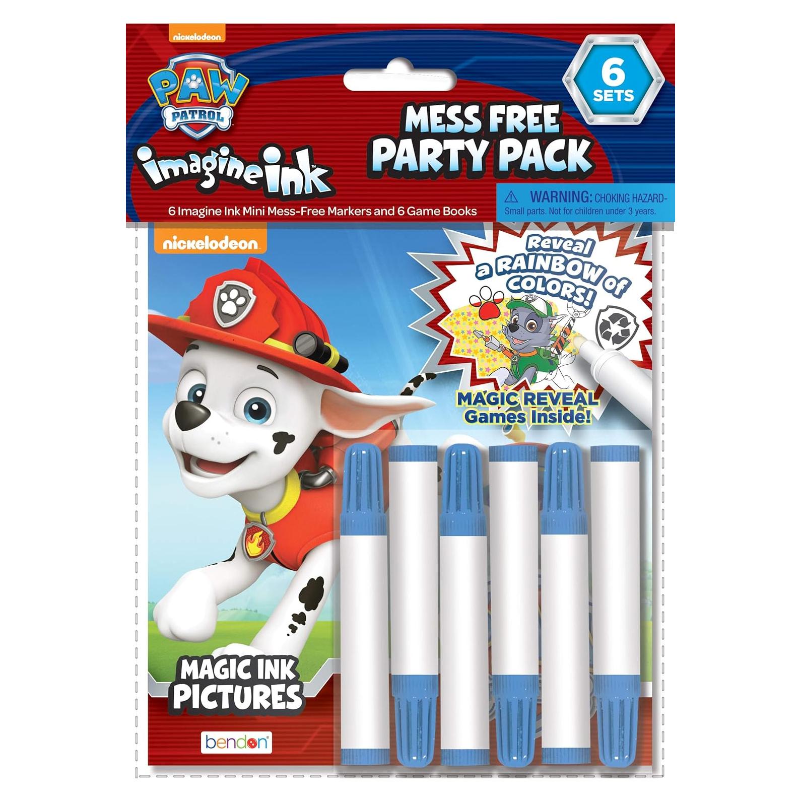 Libro para Colorear Bendon PAW Patrol 6-Pack Imagine Ink