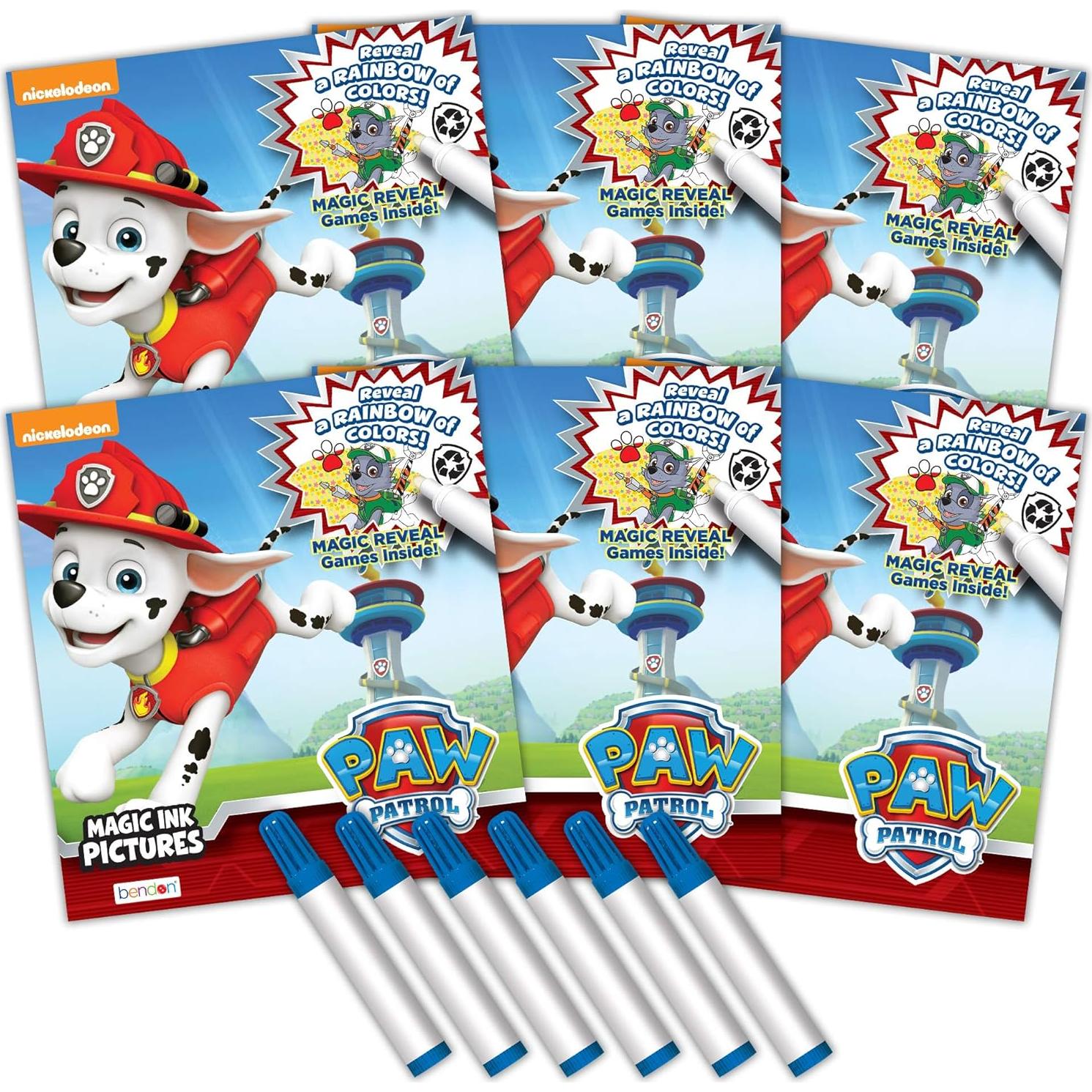 Libro para Colorear Bendon PAW Patrol 6-Pack Imagine Ink