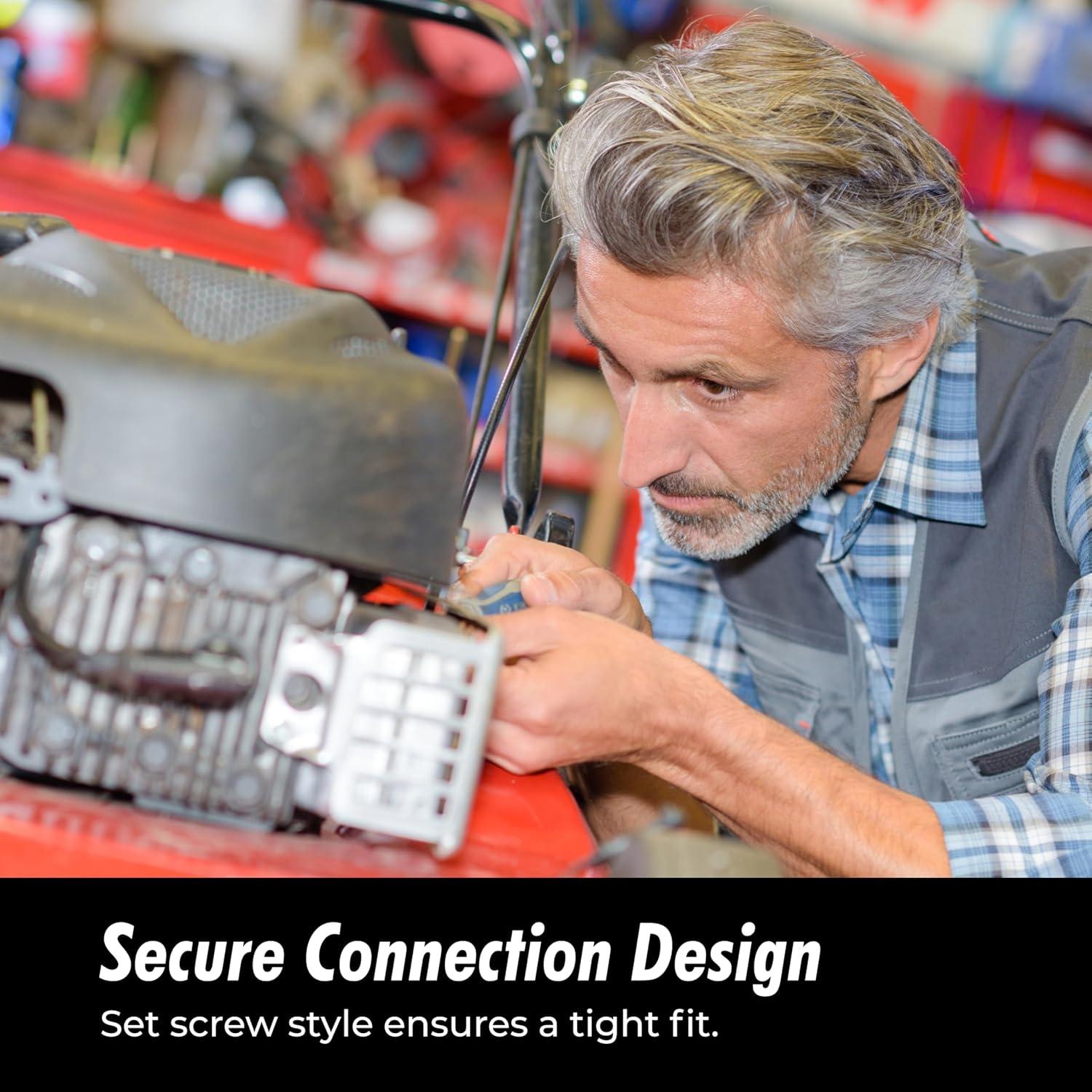 Juego de terminales de anillo de batería InstallGear 1/0 AWG - Paquete de 4